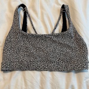 Athleta leopard sports bra, matching leggings also available
